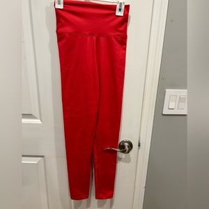 Red leggings Aerie